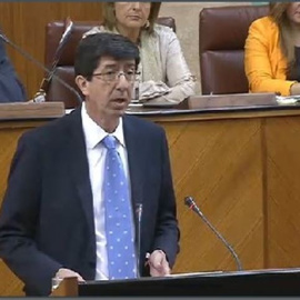 El presidente del grupo parlamentario de Ciudadanos (C's), Juan Marín./ EUROPA PRESS