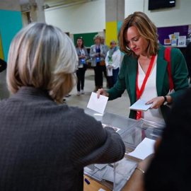 La candidata por el PSOE a la Alcaldía de Zaragoza, Pilar Alegría. | EUROPA PRESS