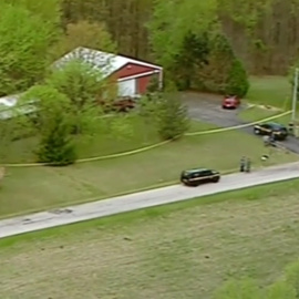 Una de las cuatro casas del condado de Pike, Ohio, EEUU, en las que se han encontrado los cuerpos de ocho miembros de la misma familia con disparos en la cabeza.