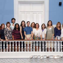 Mujeres periodistas pertenecientes a Balcony Group.