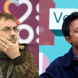 Juan Carlos Monedero e Íñigo Errejón