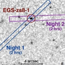 Descubierta la galaxia más lejana conocida, a 13.000 millones de años luz. /OESCH ET AL. 2015