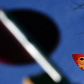 Detalle del logo de Gas Natural, en la sede de la compañía. REUTERS