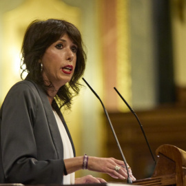 18/4/22-La diputada de Unidas Podemos, Martina Velarde, interviene una sesión plenaria en el Congreso de los Diputados, a 15 de febrero de 2022, en Madrid (España).