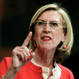 La líder de UPyD, Rosa Díez, en una imagen de archivo. EFE