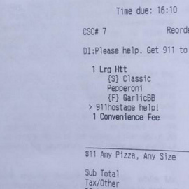 Ticket con el mensaje