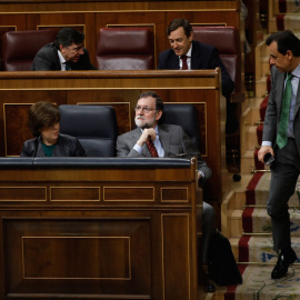 21-03-2018.- Imagen de archivo de Mariano Rajoy en una sesión de control al Gobierno en marzo del 2018.