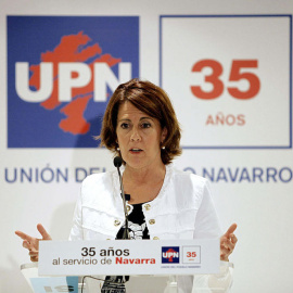 La presidenta de Navarra, por UPN, Yolanda Barcina. -EFE