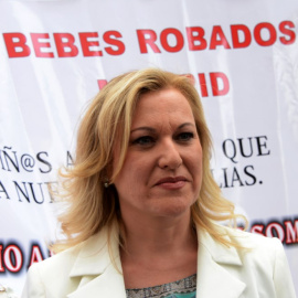 Inés Madrigal, presidenta de SOS Bebés Robados de Murcia./AFP