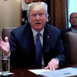 Donald Trump habla en la Casa Blanca. REUTERS/Jonathan Ernst