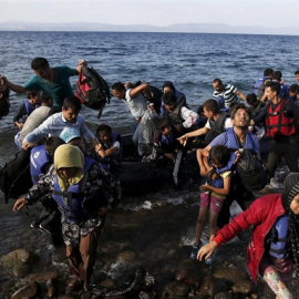 Refugiados afganos llegando a Lesbos / Alkis Konstantinidis -  Reuters