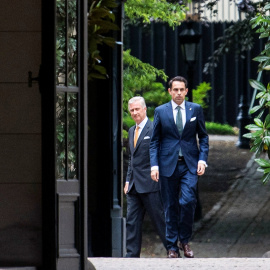 Tom Van Grieken tras la reunión con el rey de Bélgica Philippe | Reuters