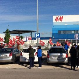 Huelga de los trabajadores de H&M. / UGT