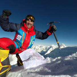 Sergi Mingote en un dels seus 8.000.