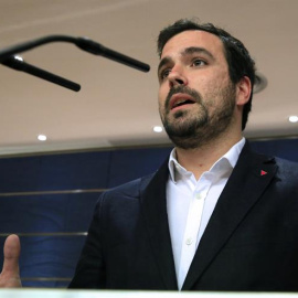 El portavoz de Izquierda Unida, Alberto Garzón, en una foto de archivo. / EFE