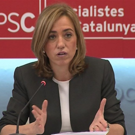 La secretaria de Relaciones Internacionales del PSOE, Carme Chacón. EUROPA PRESS