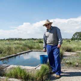 El alcalde pedáneo de Brieva-Vicolozano, Mariano Lidio Rodríguez. / REPORTAJE GRÁFICO: J. GÓMEZ