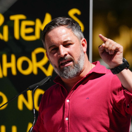 El presidente de Vox, Santiago Abascal.