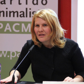 Silvia Barquero, presidenta de PACMA. EFE