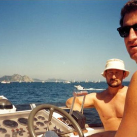 Alberto Núñez Feijóo con Marcial Dorado, un narcotraficante que actualmente se encuentra en la cárcel.