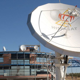 Antena de Hispasat.