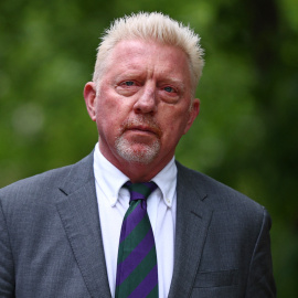 El extenista Boris Becker a su llegada al Tribunal de Southwark en Londres el 29 de abril de 2022.