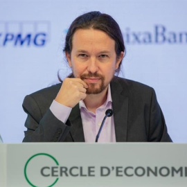 Iglesias, a la reunió anual del Cercle d'Economia. EUROPA PRESS.