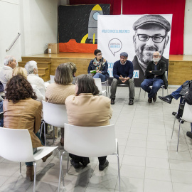 El candidato de Compostela Aberta, Martiño Noriega.