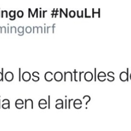 Tuit de Domingo Mir, coordinador de ERC en L'Hospitalet.
