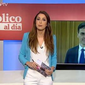 Natalia Moro en el informativo de ‘Público al Día’ del 31 de mayo de 2019