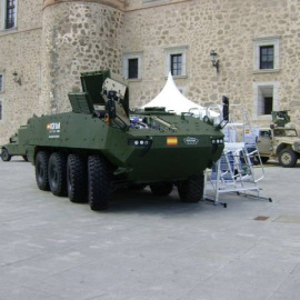 Un vehículo blindado VCR 8x8.