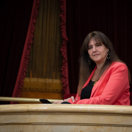 La presidenta de Junts y expresidenta del Parlament, Laura Borràs, en abril.
