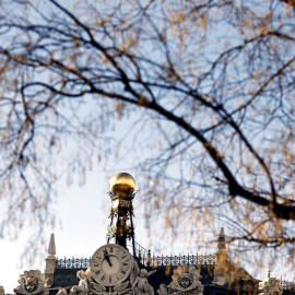 Detalle de la fachada del Banco de España. E.P.
