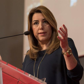Susana Díaz, hace unos días en Granada. EFE/Miguel Ángel Molina