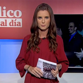 Núria Martínez, durante el informativo 'Público al Día'.