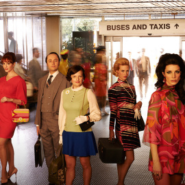 Imagen promocional de la serie 'Mad Men' con sus principales protagonistas. AMC