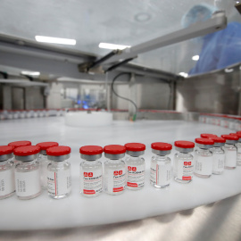 Producción de la vacuna Sputnik contra la covid-19.