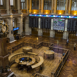 Patio de la Bolsa de Madrid. EFE/Emilio Naranjo