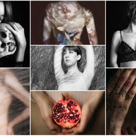 El retrato fotográfico de llegar ser madre.