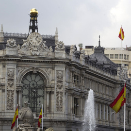 Edificio del Banco de España, en Madrid. E.P.