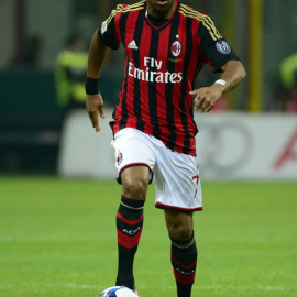 El futoblista Robinho durante un partido con el Milan. - AFP