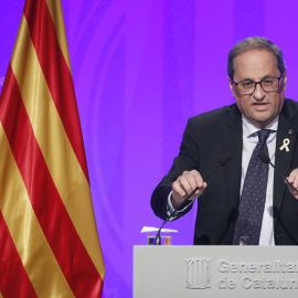 El presidente catalán, Quim Torra. - EFE