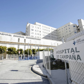 Hospital de campaña de Alicante, ubicado en el recinto del Hospital General Universitario de Alicante.