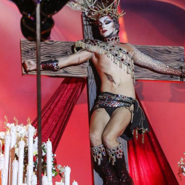 - Drag Sethlas ha ganado la Gala Drag del Carnaval de Las Palmas de Gran Canaria. (Elvira Urquijo / EFE)