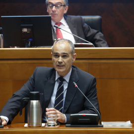 El director general de Tributos de Aragón, Francisco Pozuelo, compareció este lunes ante las Cortes para explicar la evolución de la recaudación por impuestos. CORTES DE ARAGÓN