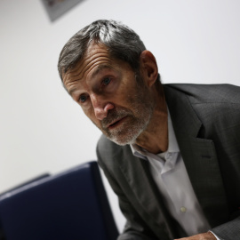 El general de cuatro estrellas retirado y exJEMAD José Julio Rodríguez, exJEMAD, durante su entrevista con Público. JAILO VARGAS