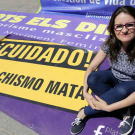 La candidata de Compromís, Mónica Oltra