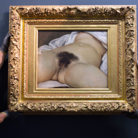 'El orígen del mundo', de Courbet.- AFP