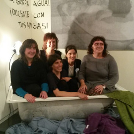 Promotoras promotoras de la exposición feminista. /Diputación Foral de Gipuzkoa.