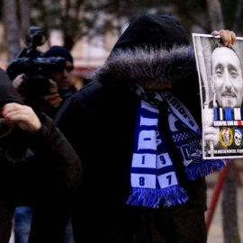 Fotografía de uno de los homenajes que hicieron a 'Jimmy' EFE / VÍCTOR LERENA